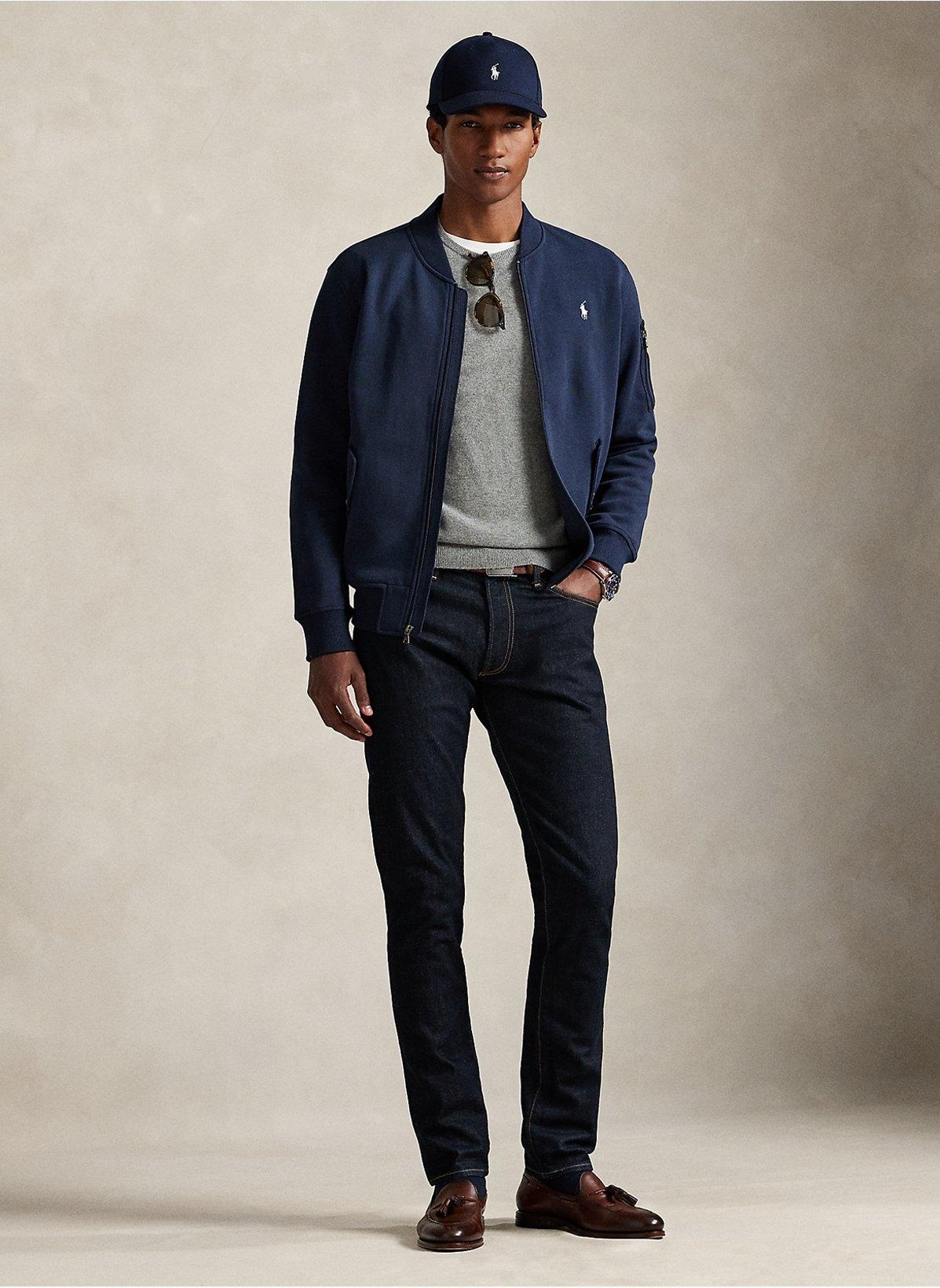 Giubbino con zip in misto cotone 710980339 001 RALPH LAUREN