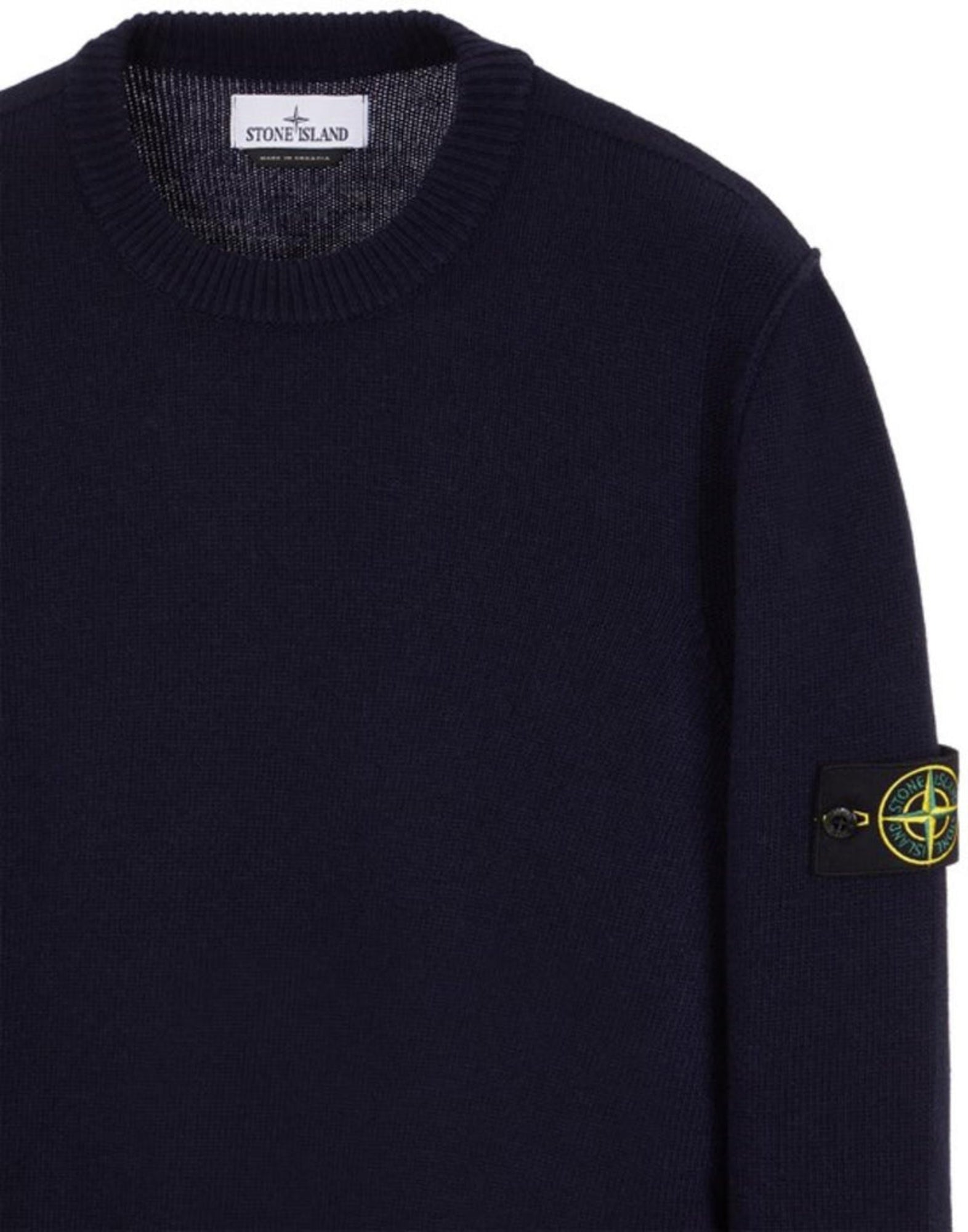 Maglia uomo in misto lana girocollo 7915508A3 A0020 STONE ISLAND 