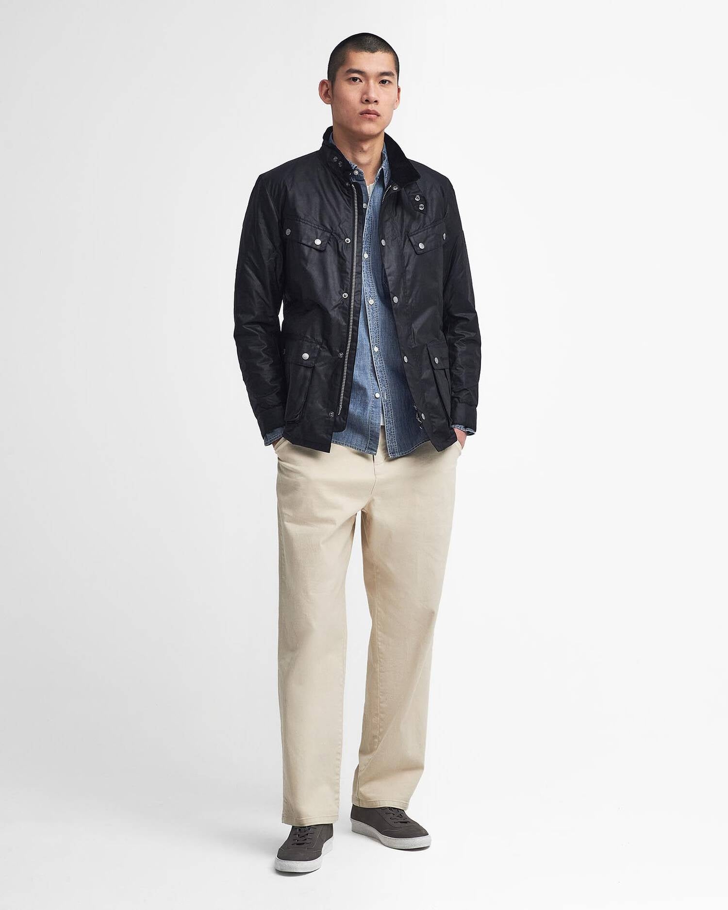 Giacca cerata Duke<BR/> MWX0337 BK91 BARBOUR 