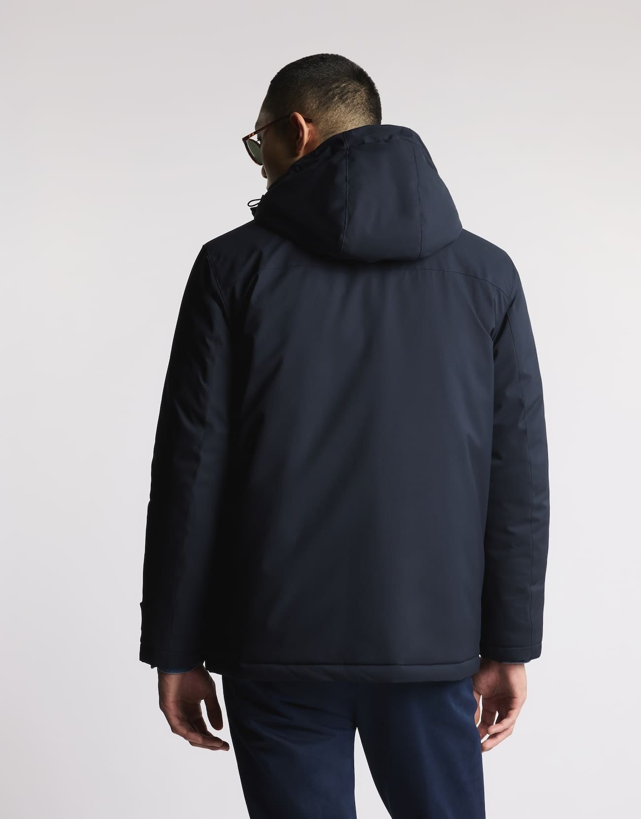 Parka Corto in Gabardine Tecnico<BR/> NAM13510220XLM U809 FAY 