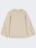 Maglia over in lana e cachemire