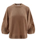 Maglia over in lana e cachemire