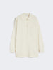 Giacca camicia in lana e cachemire