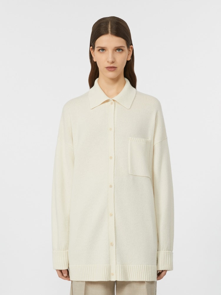 Giacca camicia in lana e cachemire<BR/> BULL 004 MAX MARA 