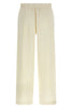 Pantalone in felpa di seta e cotone