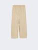 Pantalone in felpa di seta e cotone