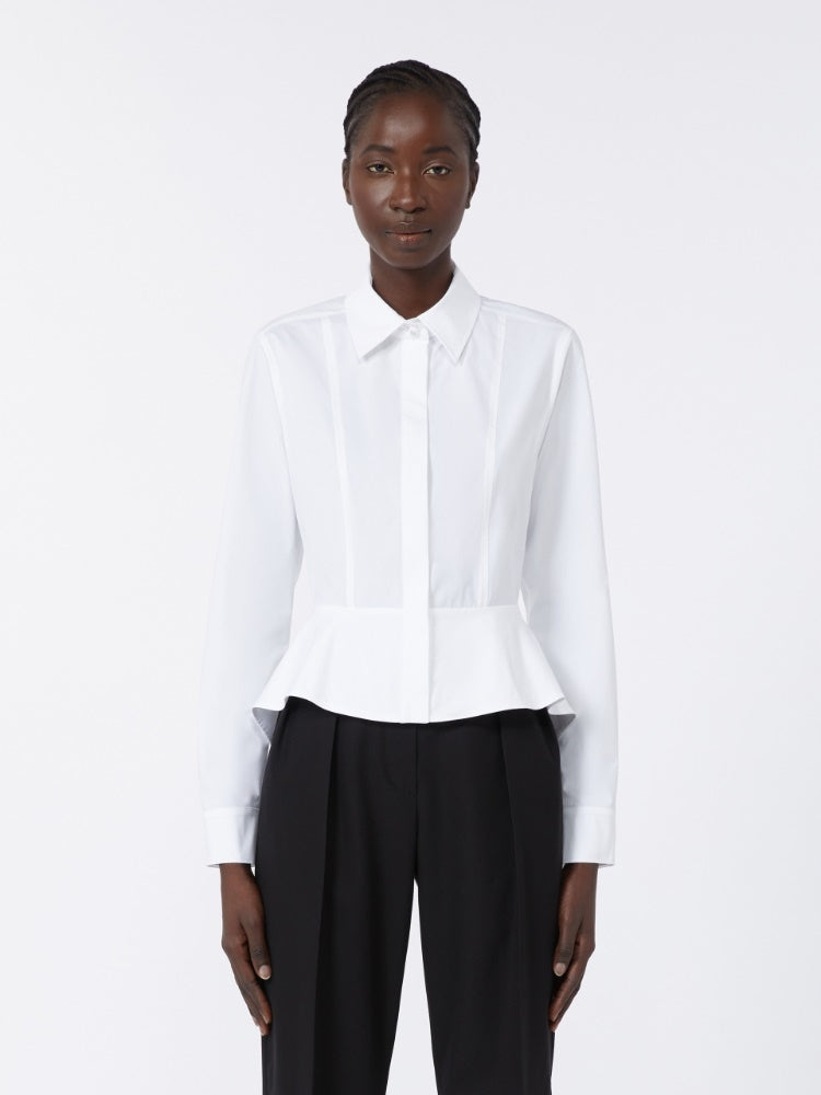 Camicia in popeline di cotone<BR/> GAMMA 001 MAX MARA 