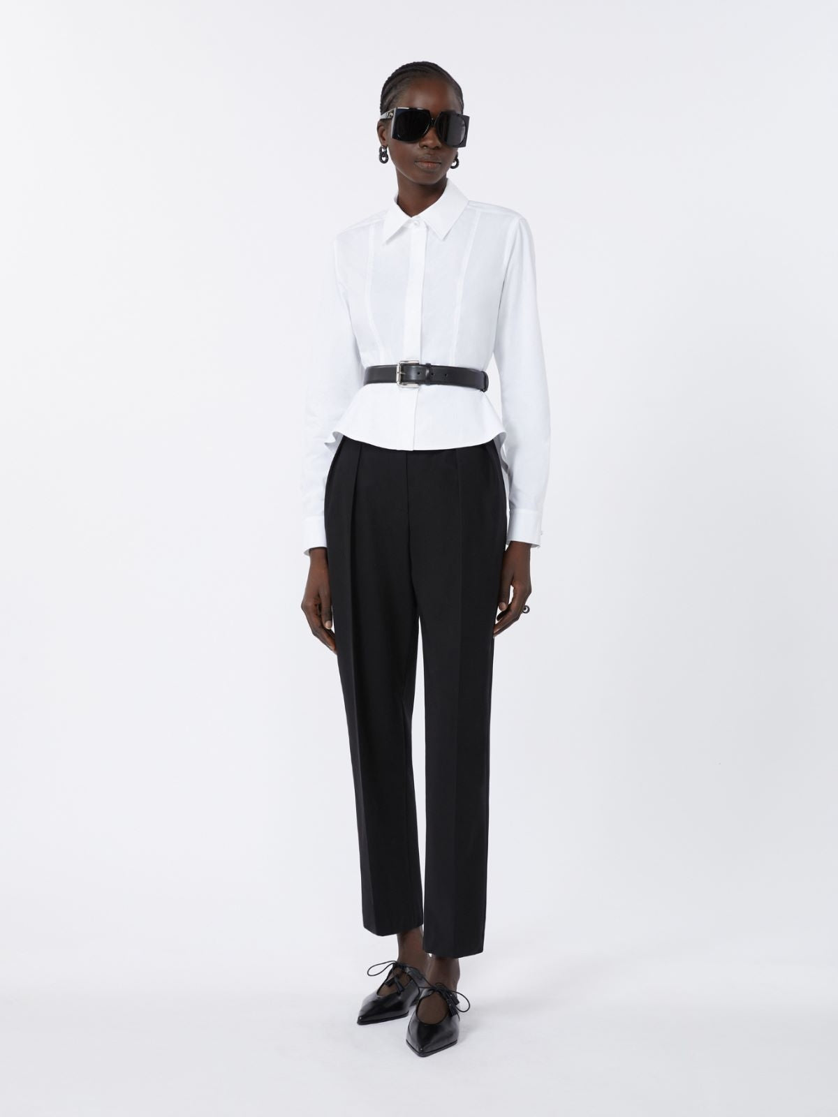 Camicia in popeline di cotone<BR/> GAMMA 001 MAX MARA 