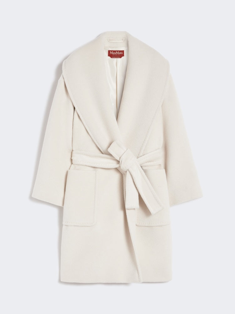 Cappotto midi in misto alpaca e lana vergine<BR/> CLORURO 023 MAX MARA STUDIO 