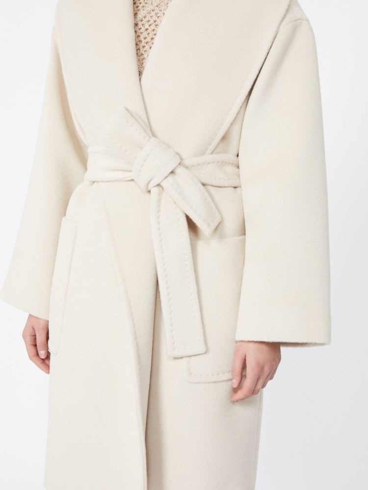 Cappotto midi in misto alpaca e lana vergine<BR/> CLORURO 023 MAX MARA STUDIO 
