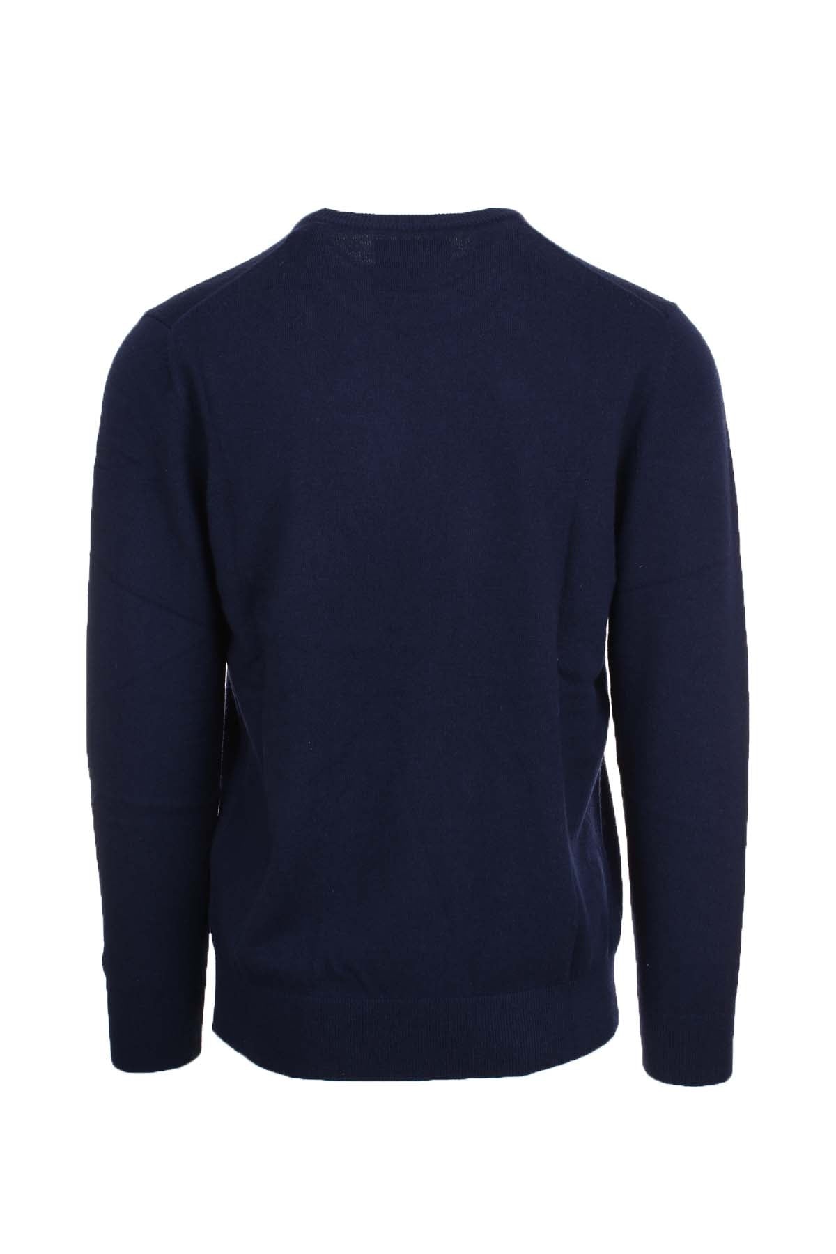 Maglione in misto lana Heron Light con ricamo "non si vive di solo gin" HER0024 03485I MC2 SAINT BARTH 