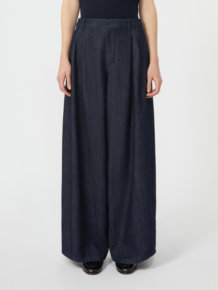Pantalone in denim lavato<BR/> LUIS 001 S MAX MARA 