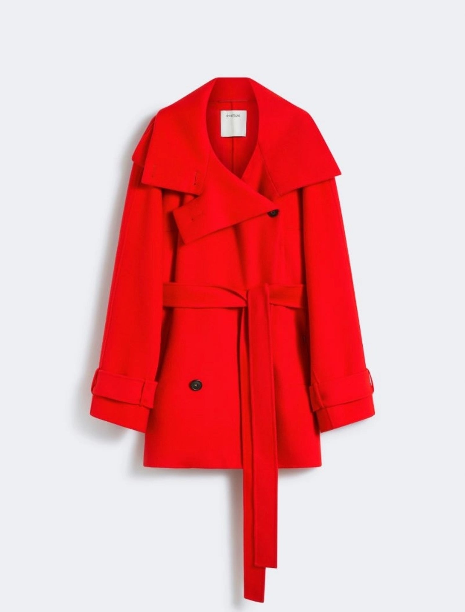 Cappotto doppio petto corto in lana BOUQUET1234 015 SPORTMAX 