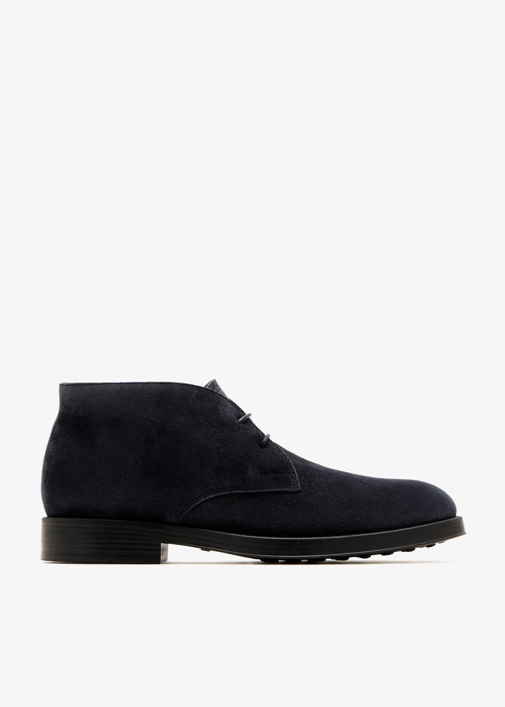 STIVALETTI IN PELLE SCAMOSCIATA XXM75L00D80RE0 U805 TOD'S 