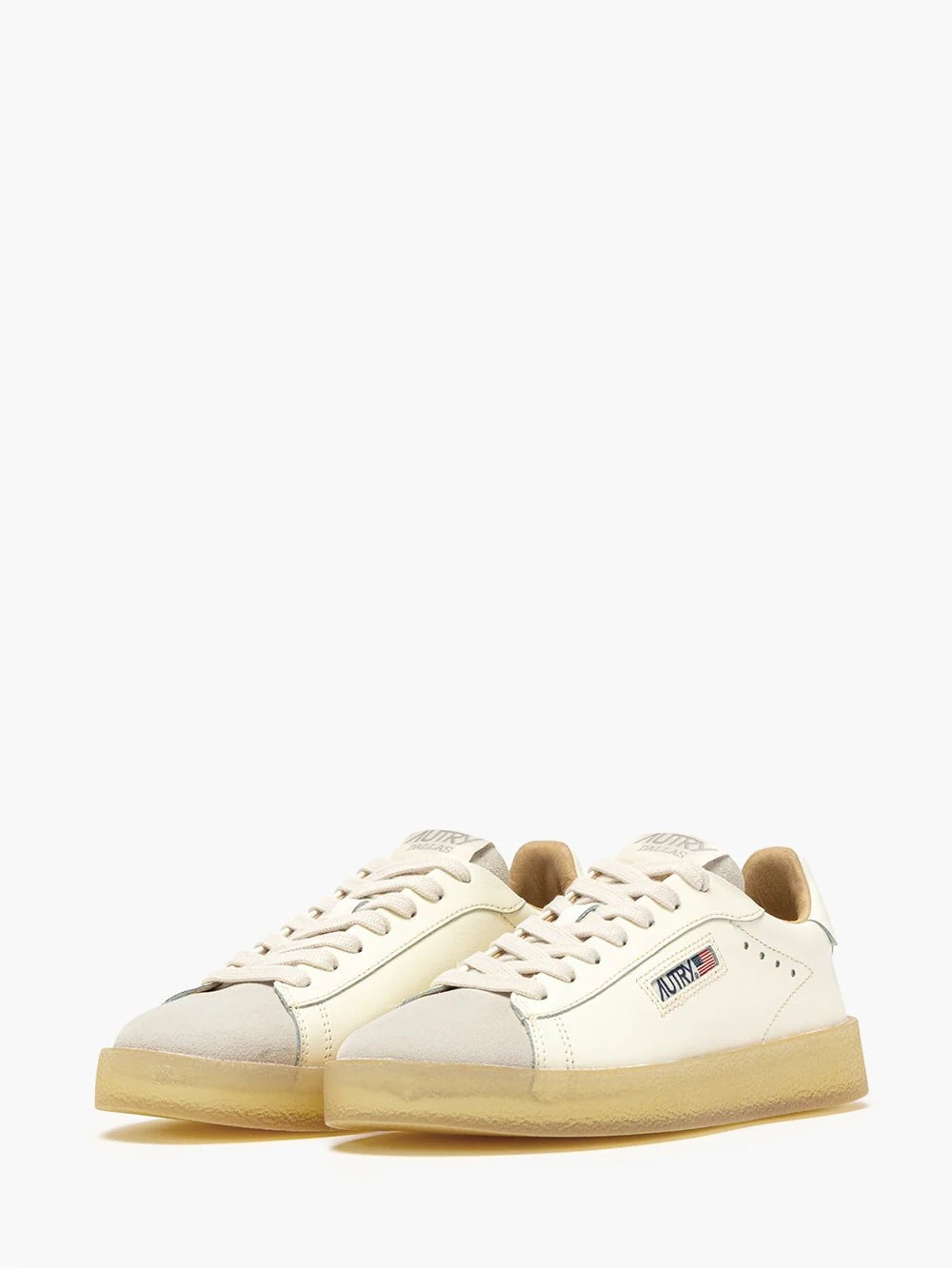 AUTRY SNEAKERS<BR/>SNEAKERS DALLAS LOW IN PELLE CREMA ADLM FD01 AUTRY ACTION SHOES 