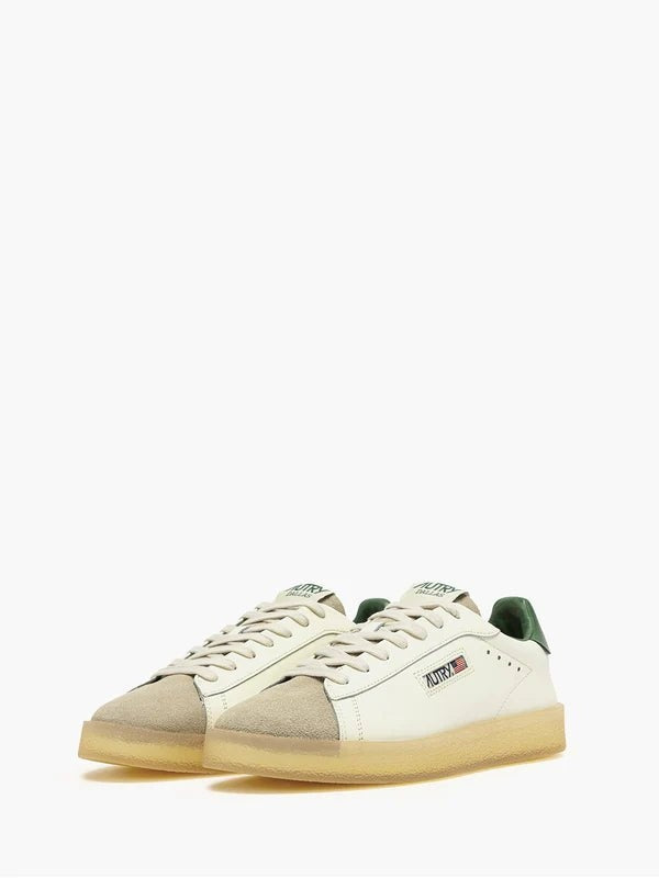 AUTRY SNEAKERS<BR/>SNEAKERS DALLAS LOW in pelle comfrey e fondo crep ADLM FD03 AUTRY ACTION SHOES 
