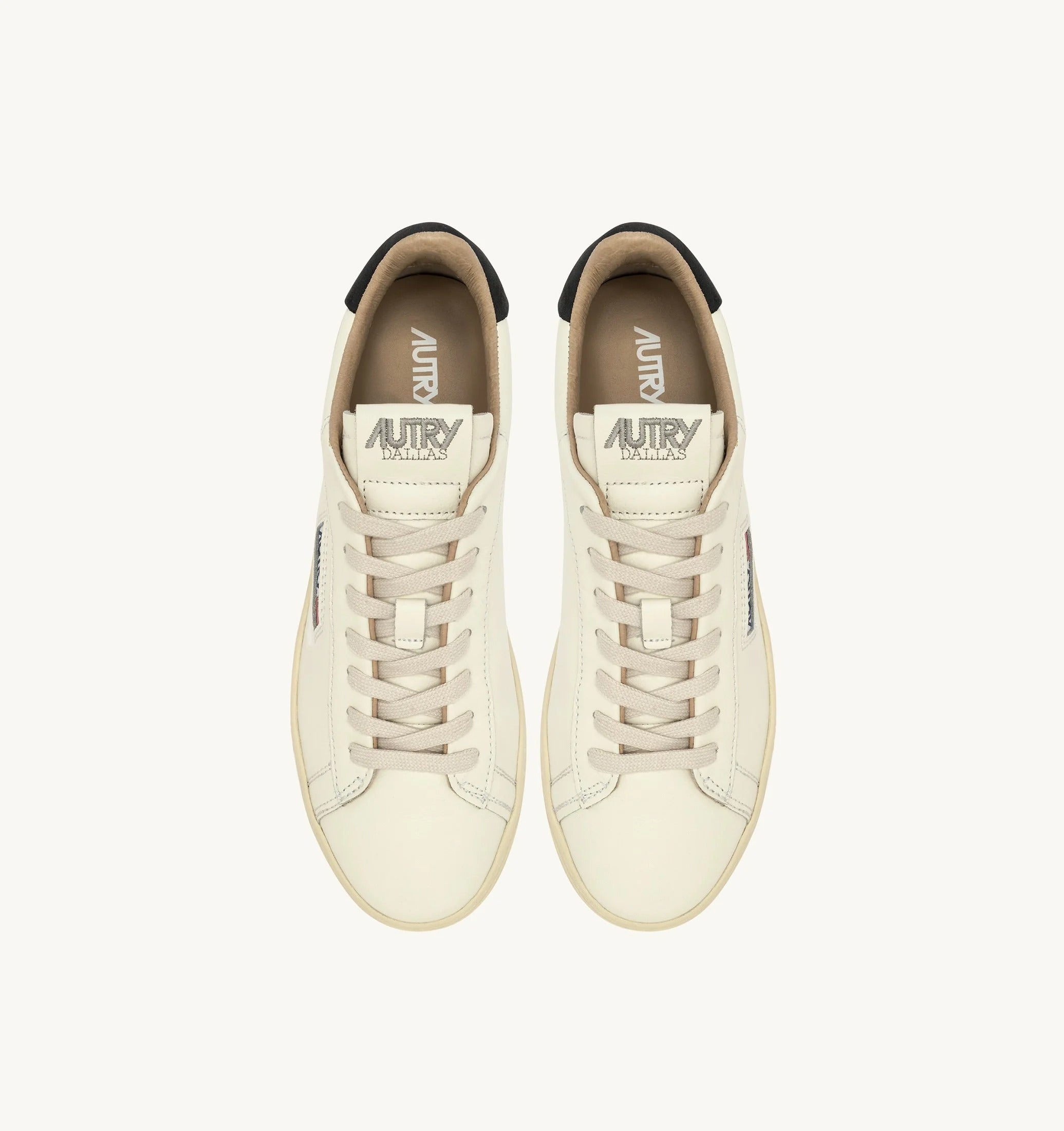 AUTRY SNEAKERS<BR/>SNEAKERS DALLAS LOW IN PELLE BIANCA E SPACE ADLM MR04 AUTRY ACTION SHOES 