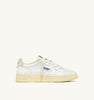 AUTRY SNEAKERSSNEAKERS MEDALIST LOW IN PELLE BIANCA E SUEDE SNOW WHITE