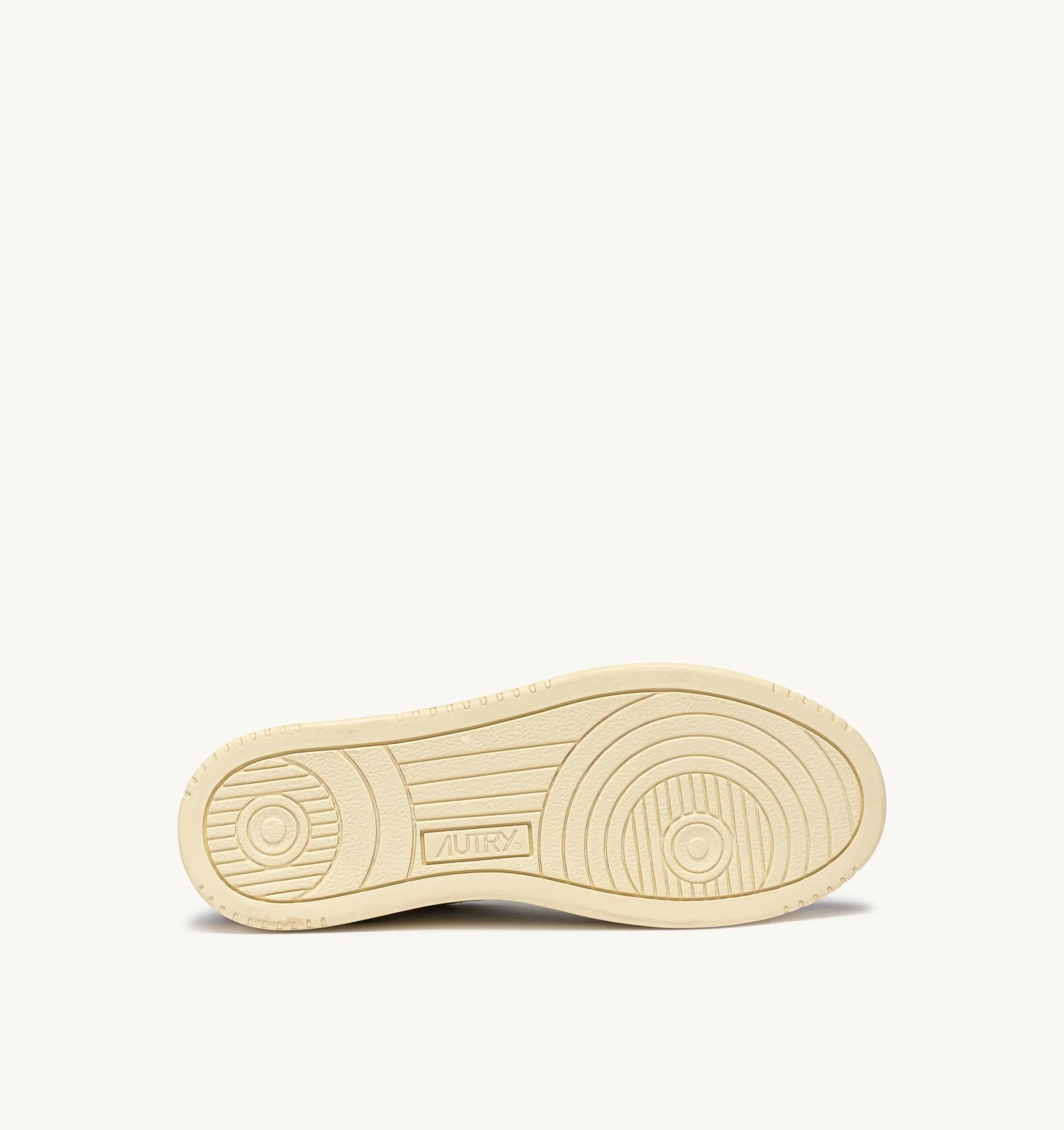 AUTRY SNEAKERS<BR/>SNEAKERS MEDALIST LOW IN PELLE BIANCA E SUEDE MOGANO AULM FT19 AUTRY ACTION SHOES 