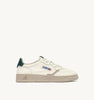 AUTRY SNEAKERSSNEAKERS MEDALIST LOW IN PELLE FEATHER GRAY E DARK SEA
