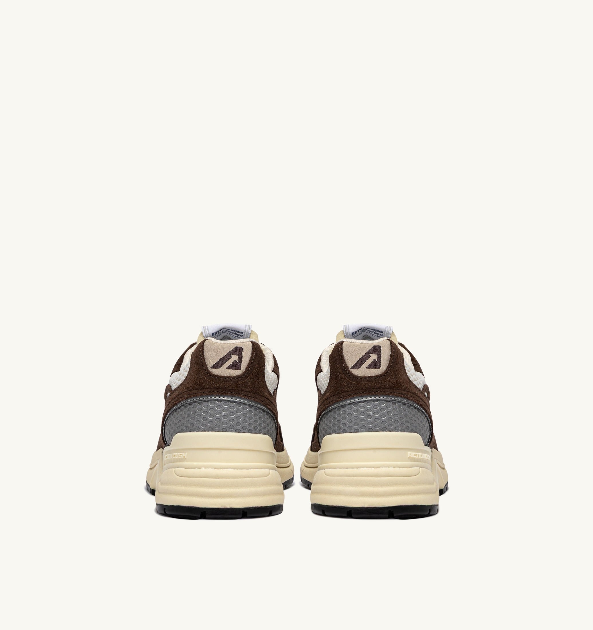 AUTRY SNEAKERS<BR/>SNEAKERS HYPERWAY IN SUEDE E MESH MARSHMALLOW E COTTO HYLW UM25 AUTRY ACTION SHOES 