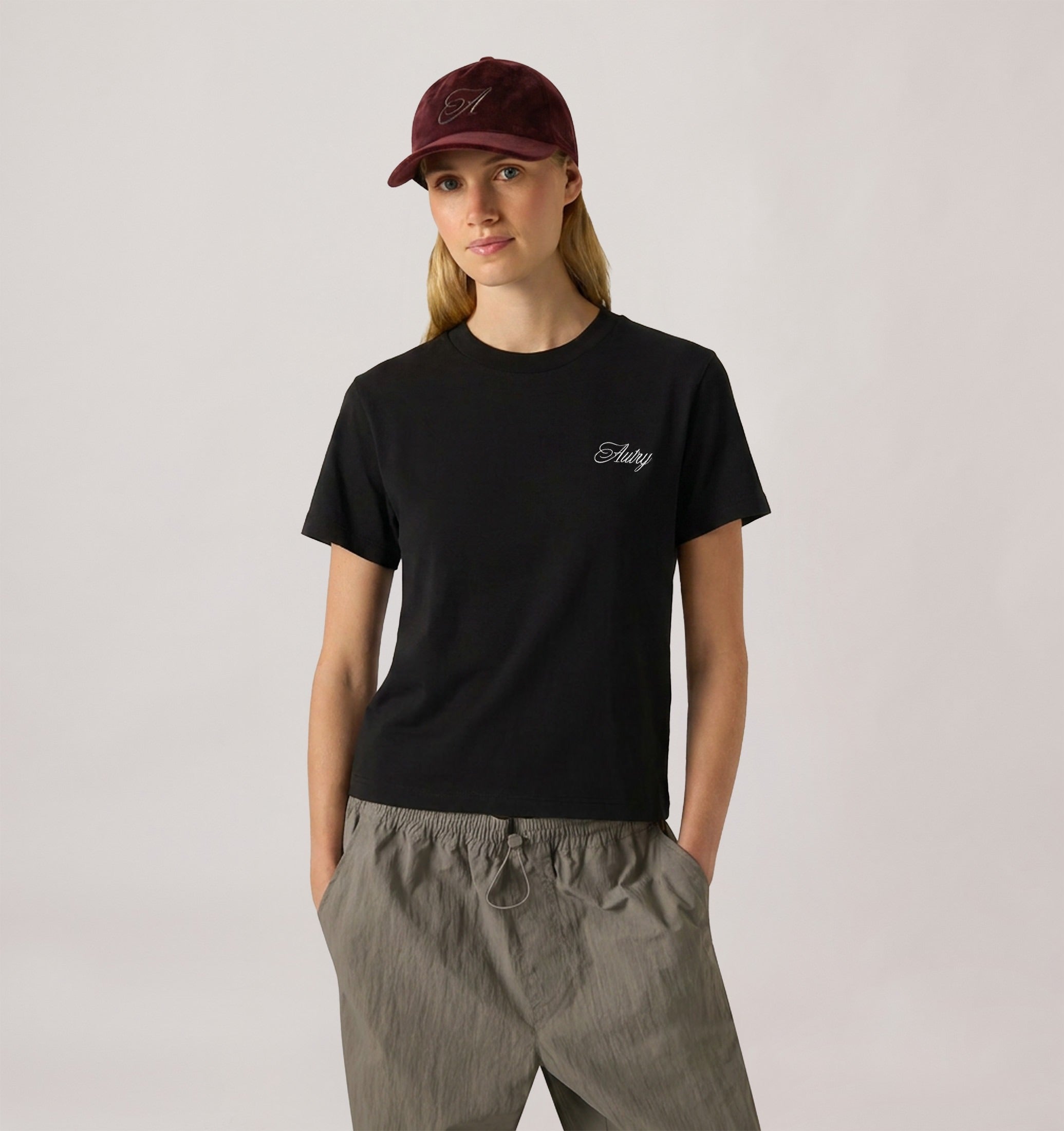 AUTRY ABBIGLIAMENTO<BR/>T-SHIRT CLASSY CON LOGO DONNA TSPW 106L AUTRY ACTION SHOES 