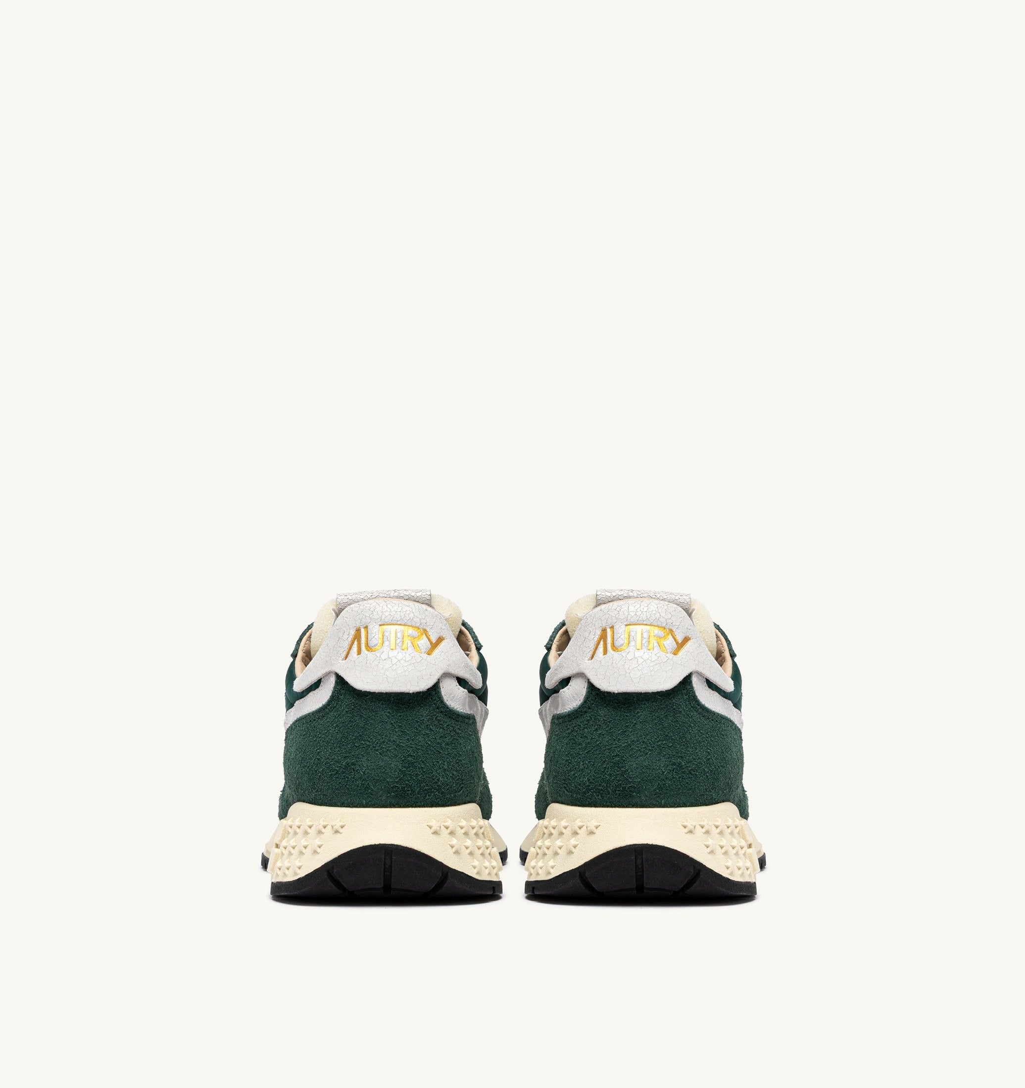 AUTRY SNEAKERS<BR/>SNEAKERS REELWIND LOW IN NYLON E SUEDE BIANCO E BOTANICAL GARDEN WWLM NC41 AUTRY ACTION SHOES 