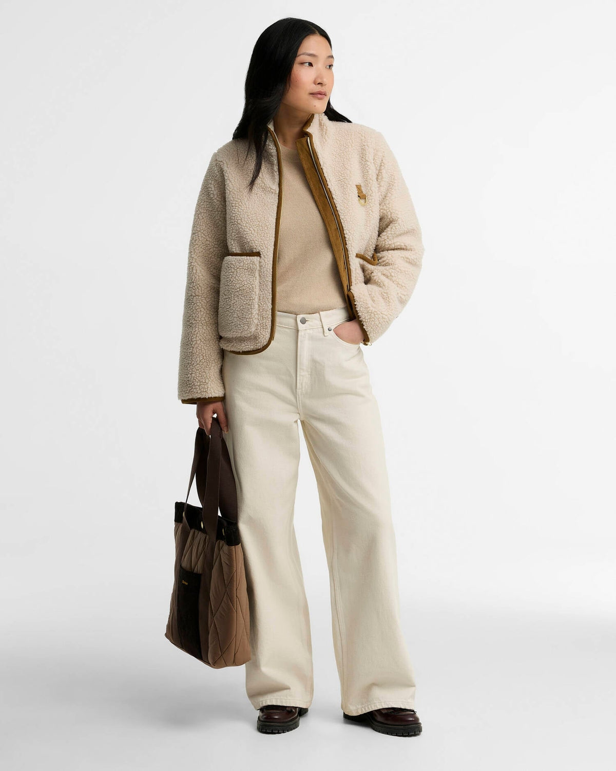 Giacca in pile Elenora Barbour LCA0427 CR11 BARBOUR 