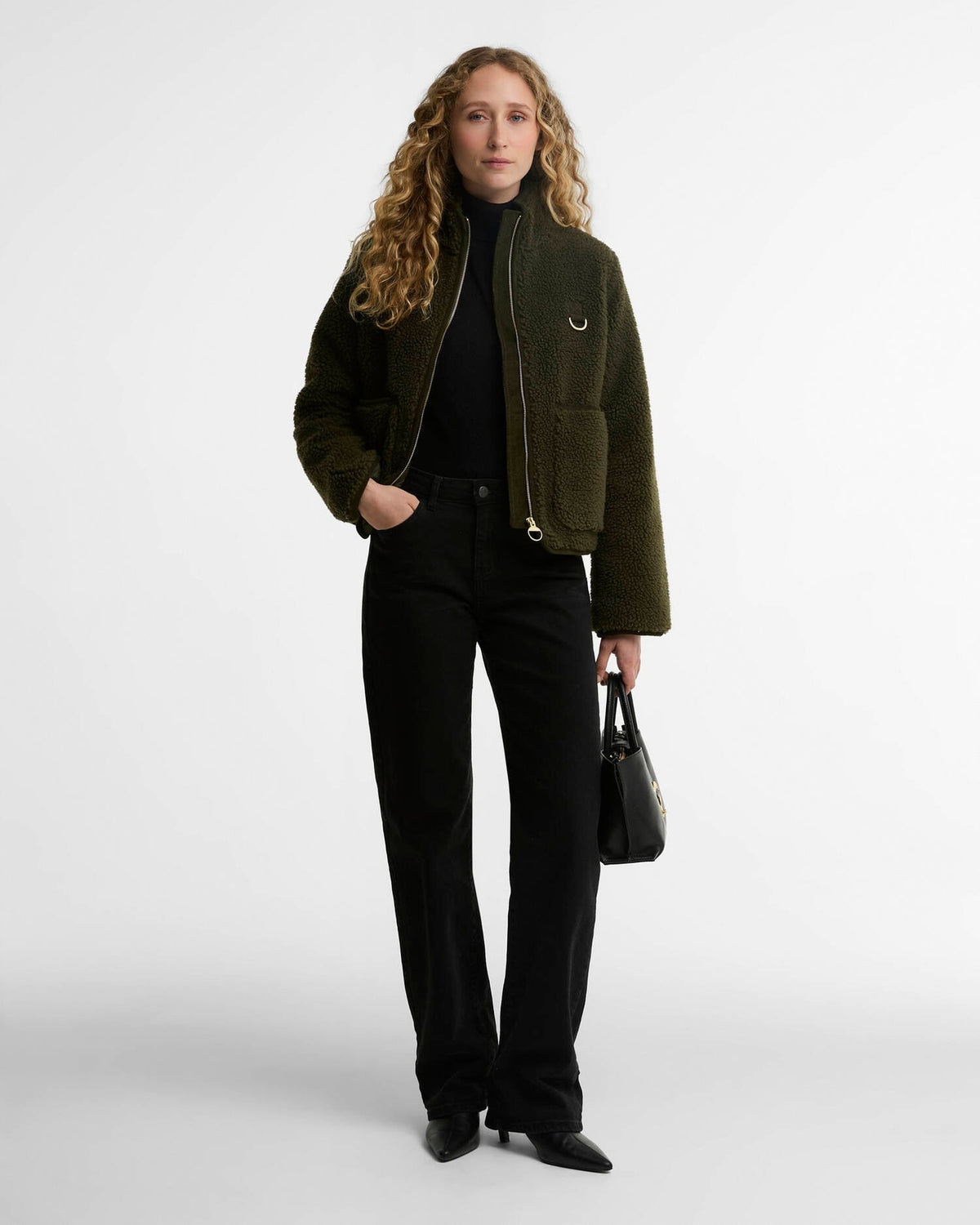 Giacca in pile Elenora Barbour LCA0427 OL51 BARBOUR 