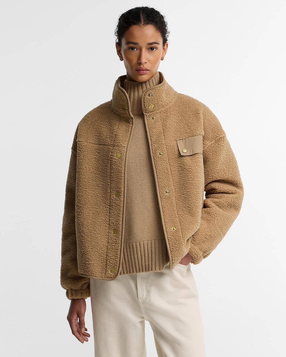 Giubbino in Pile Mabel LFL0095 BE93 BARBOUR 