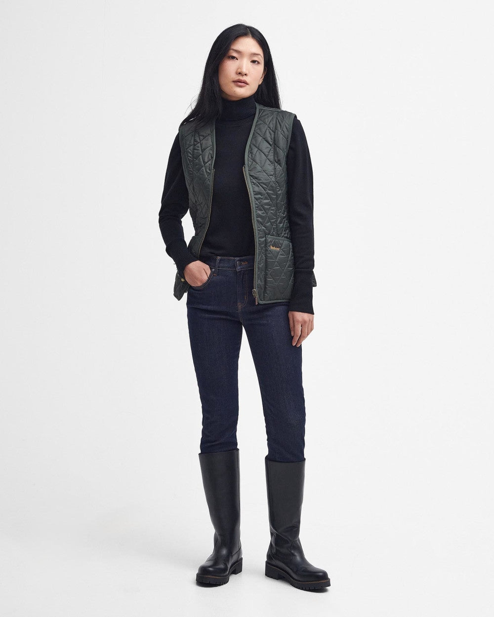 Gilet trapuntato con fodera in pile Betty LLI0003 OL71 BARBOUR 