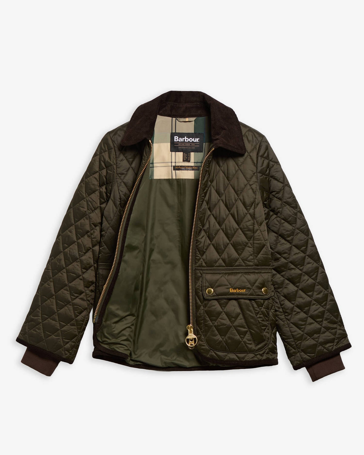 Giacca trapuntata Beadnell LQU1765 SG71 BARBOUR 