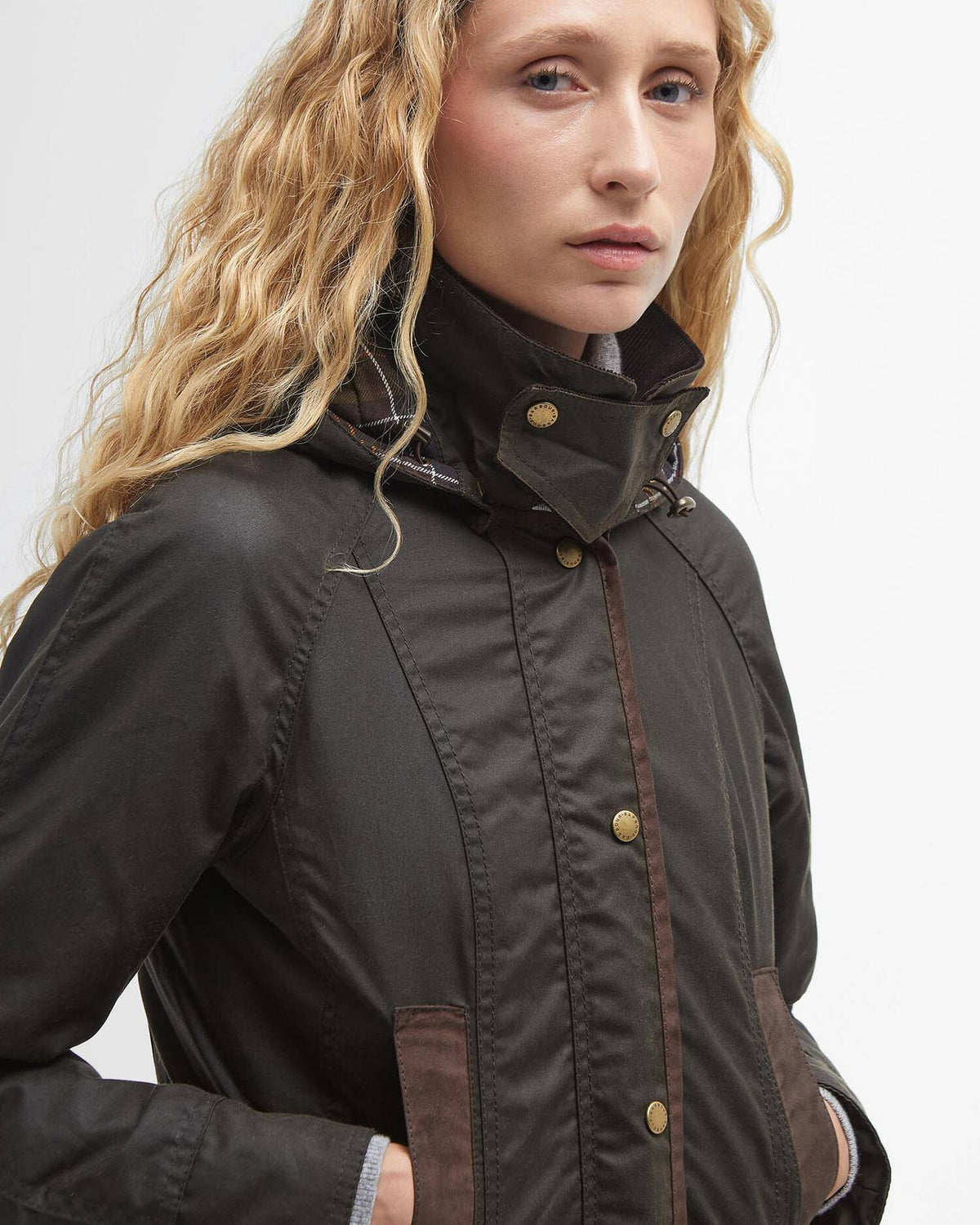 Giacca donna in cotone cerato Bower LWX0534 OL71 BARBOUR 