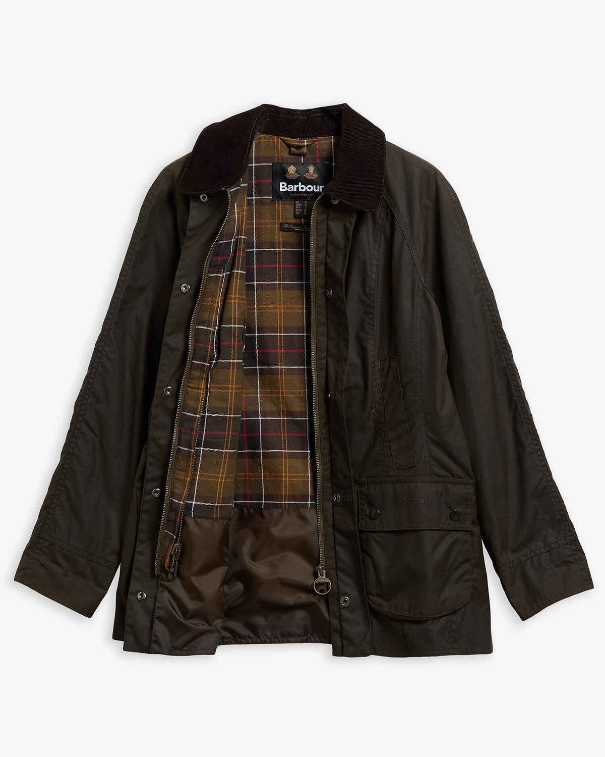 Giacca donna in cotone cerato Beadnell LWX0668 OL71 BARBOUR 