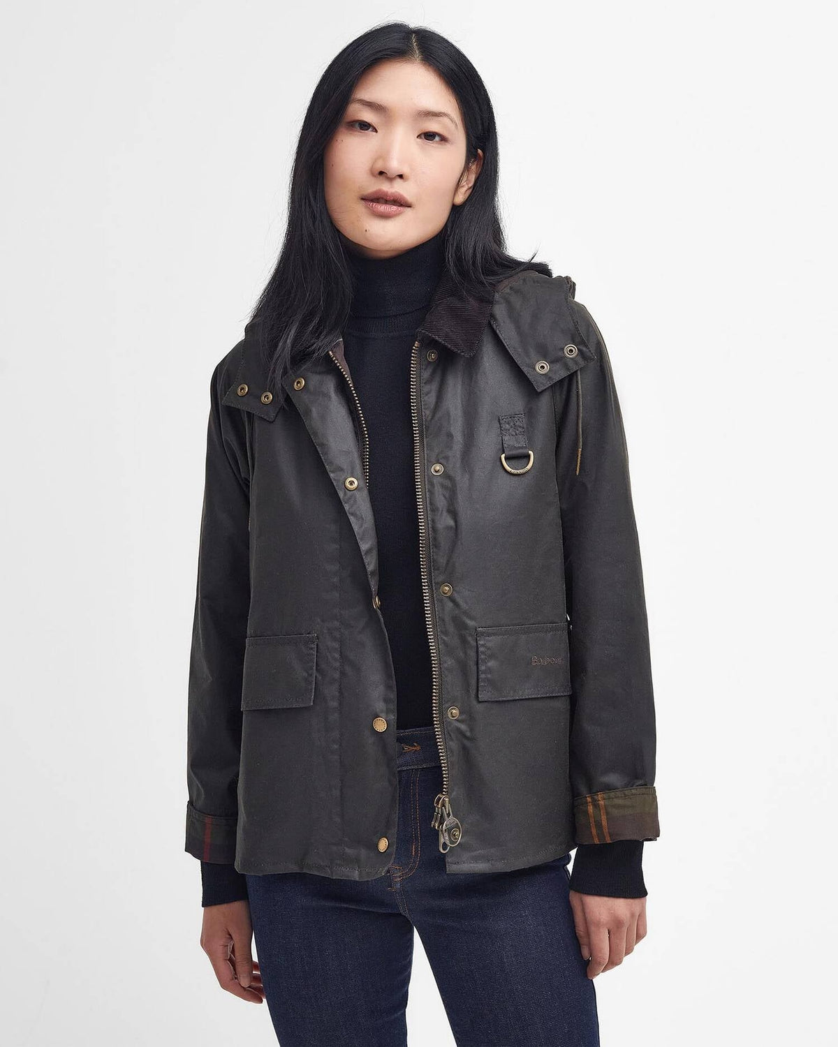 Giacca in cotone cerato Avon LWX1081 OL71 BARBOUR 
