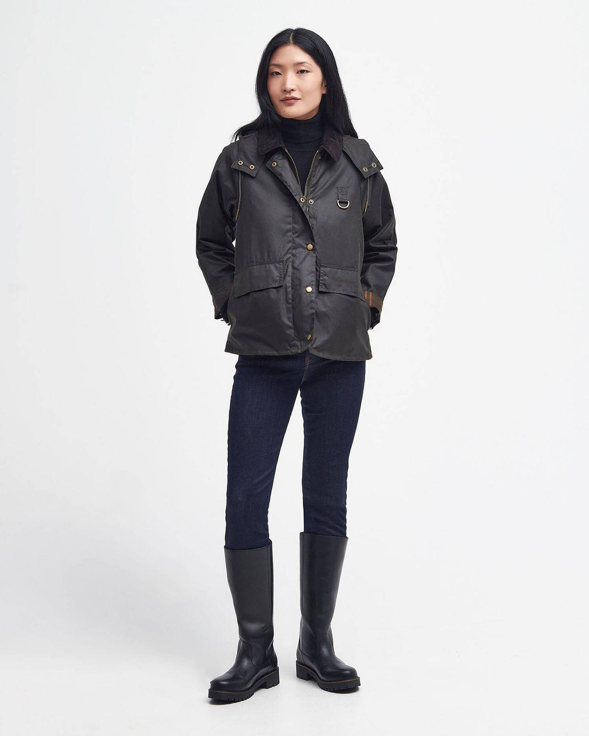 Giacca in cotone cerato Avon LWX1081 OL71 BARBOUR 