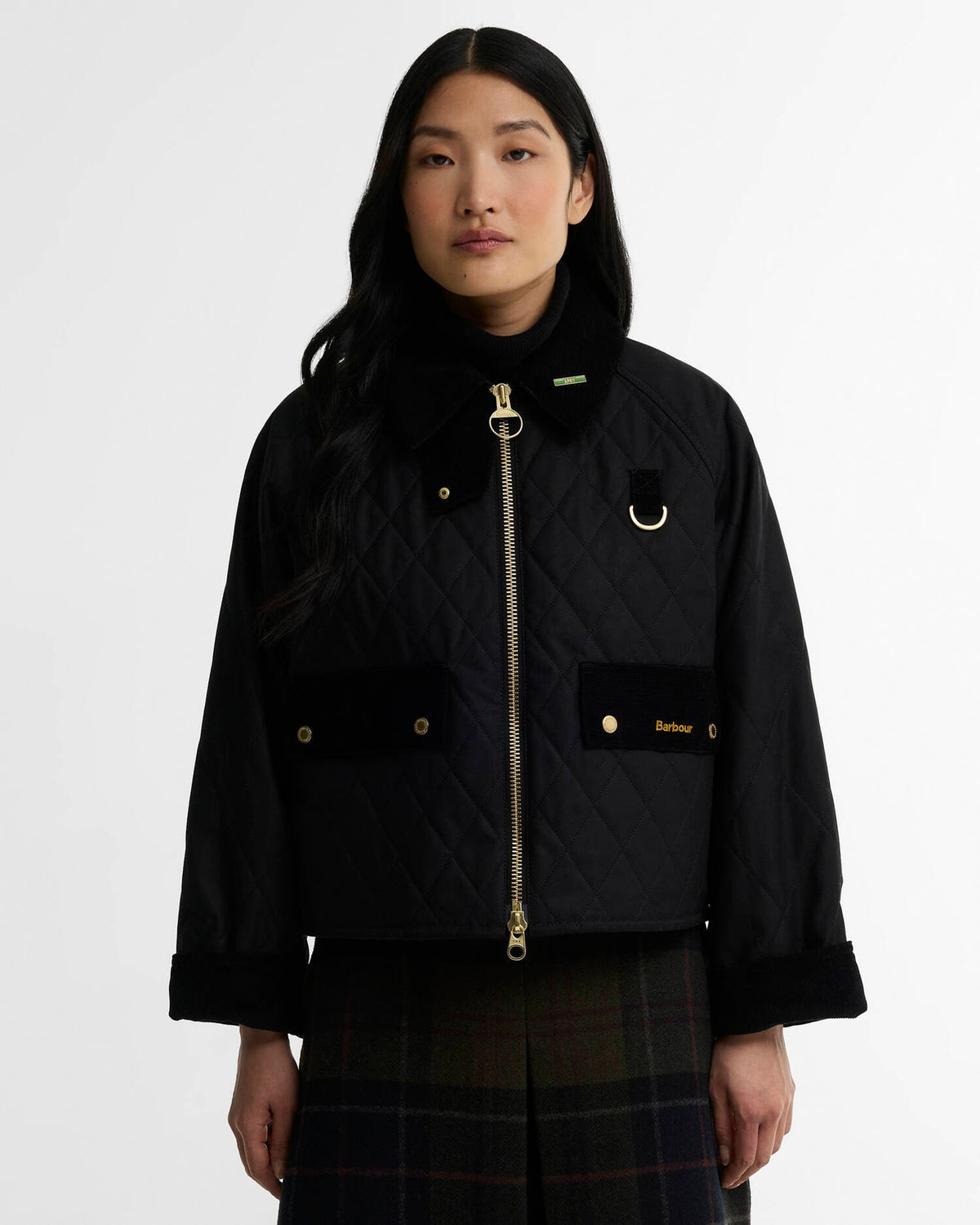 Giacca cerata trapuntata Spey Icons LWX1580 BK71 BARBOUR 