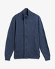 Cardigan con zip e bottoni Patch