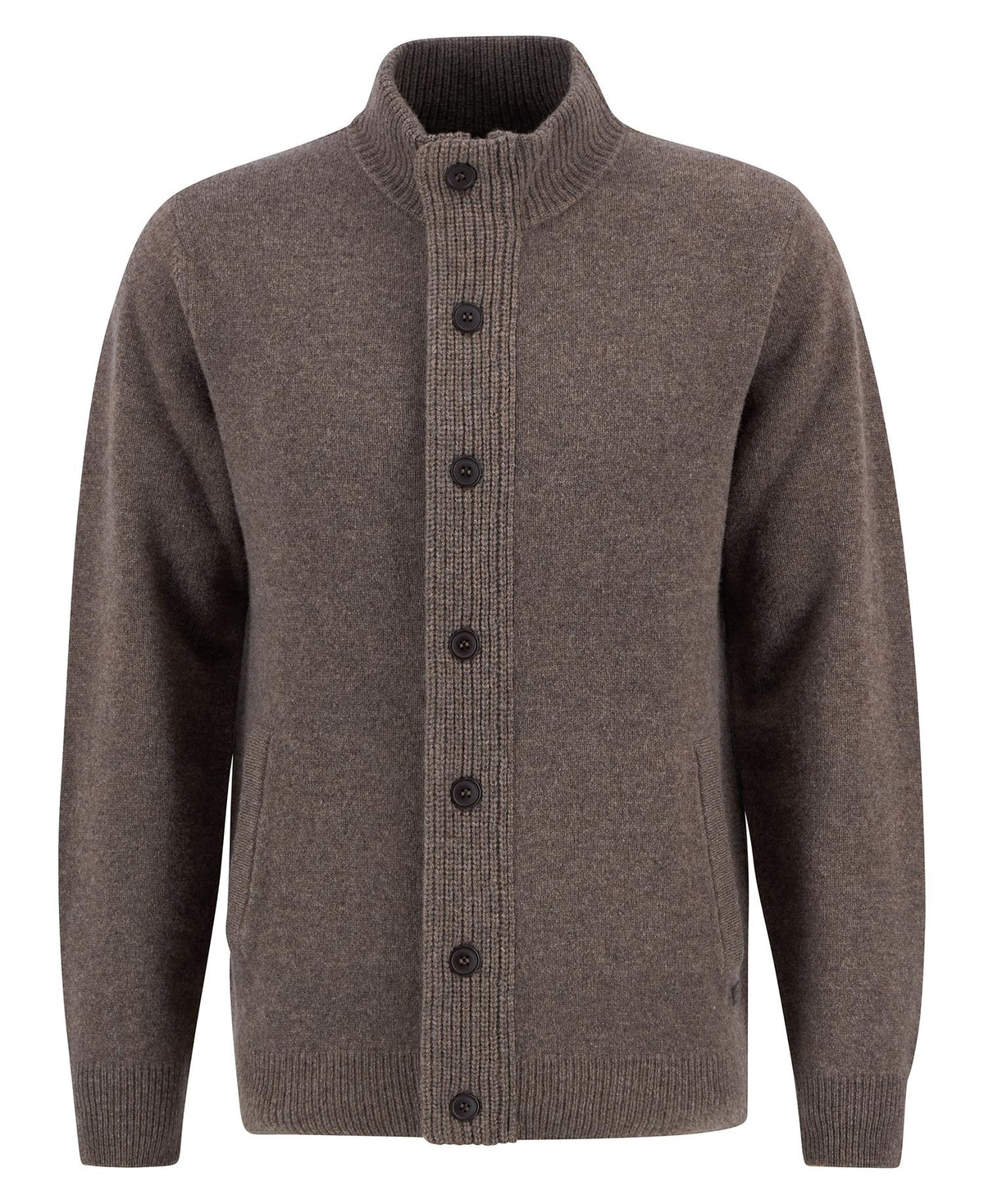 Cardigan con zip e bottoni Patch MKN0731 ST52 BARBOUR 
