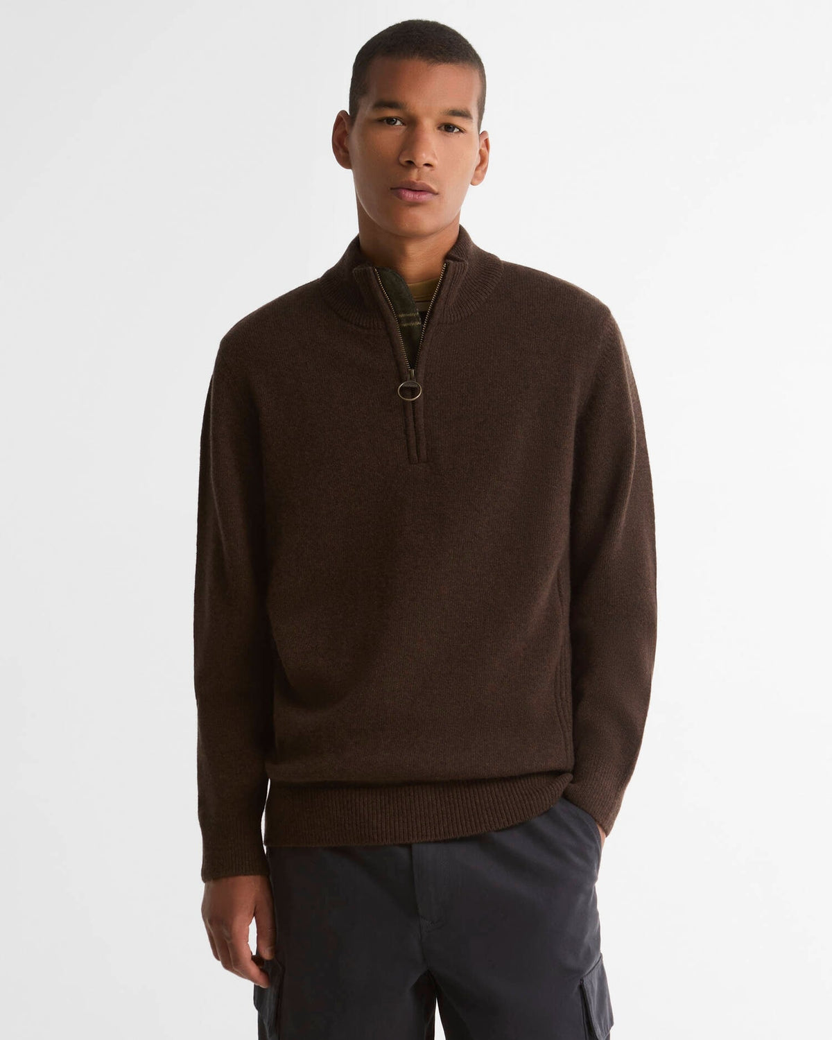 Maglia con mezza zip Holden MKN0837 BR17 BARBOUR 