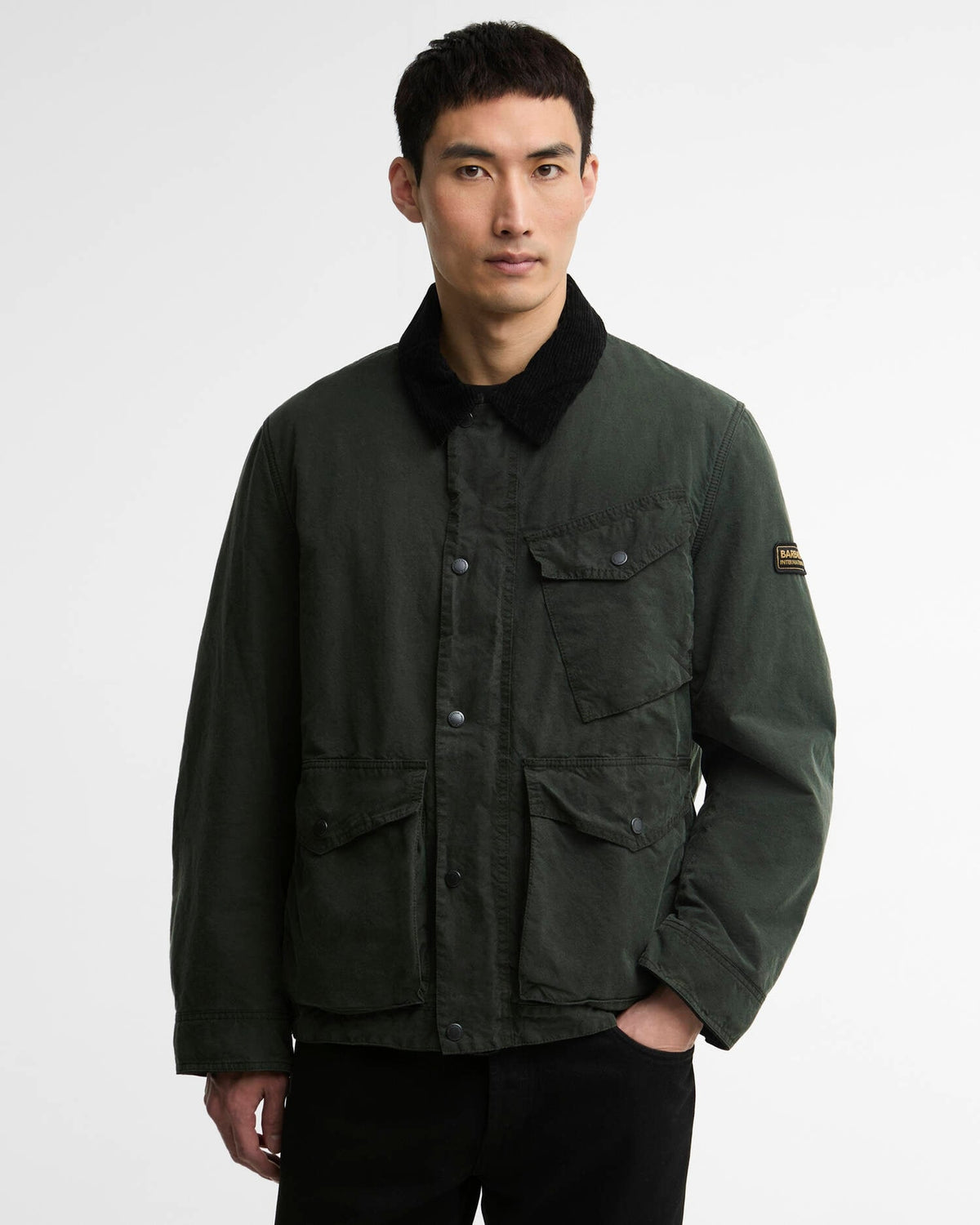 Giacca in cotone cerato Drifter Washed Barbour MWX2600 SG51 BARBOUR 
