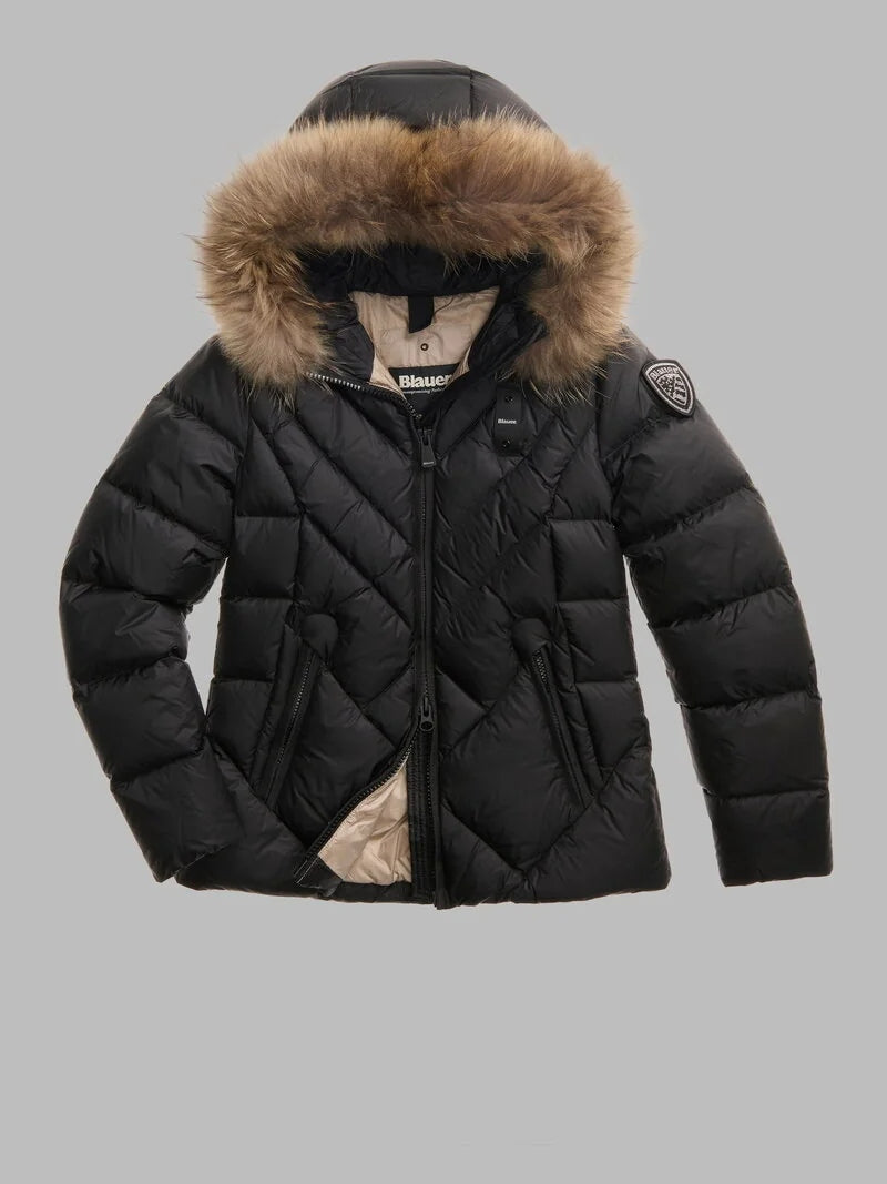 PIUMINO A LINEE GEOMETRICHE ALICIA<BR/> BLDC03041-006047 999EI BLAUER 