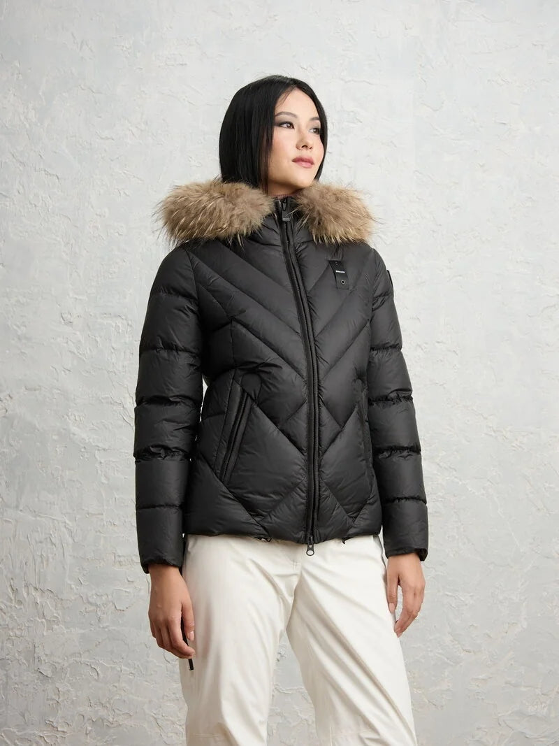 PIUMINO A LINEE GEOMETRICHE ALICIA<BR/> BLDC03041-006047 999EI BLAUER 