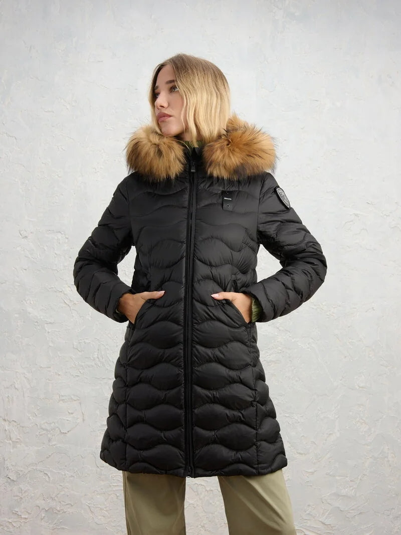 PIUMINO LUNGO ONDINA LYNEL<BR/> BLDK03036-006047 999EI BLAUER 