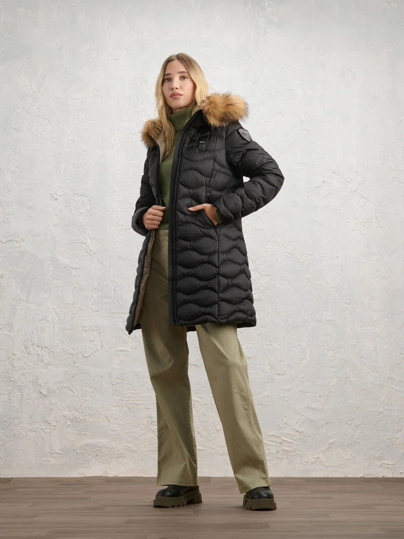 PIUMINO LUNGO ONDINA LYNEL<BR/> BLDK03036-006047 999EI BLAUER 