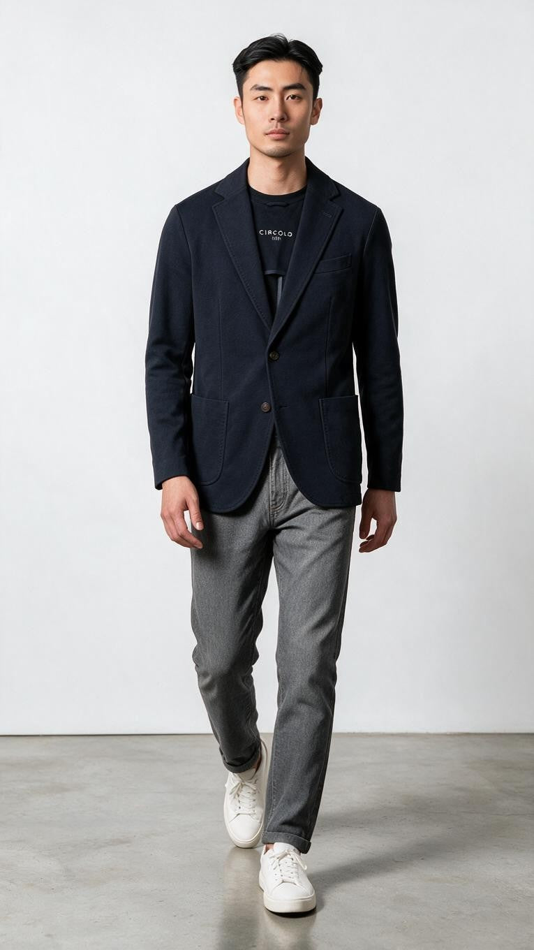 Circolo 1901<BR/>Blazer light fleece CN5370 851 CIRCOLO 1901 