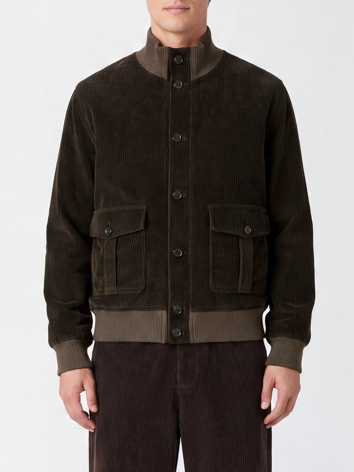 Bomber Circolo 1901 in velluto con colletto alto e polsi elasticizzati CN5406 1287 CIRCOLO 1901 