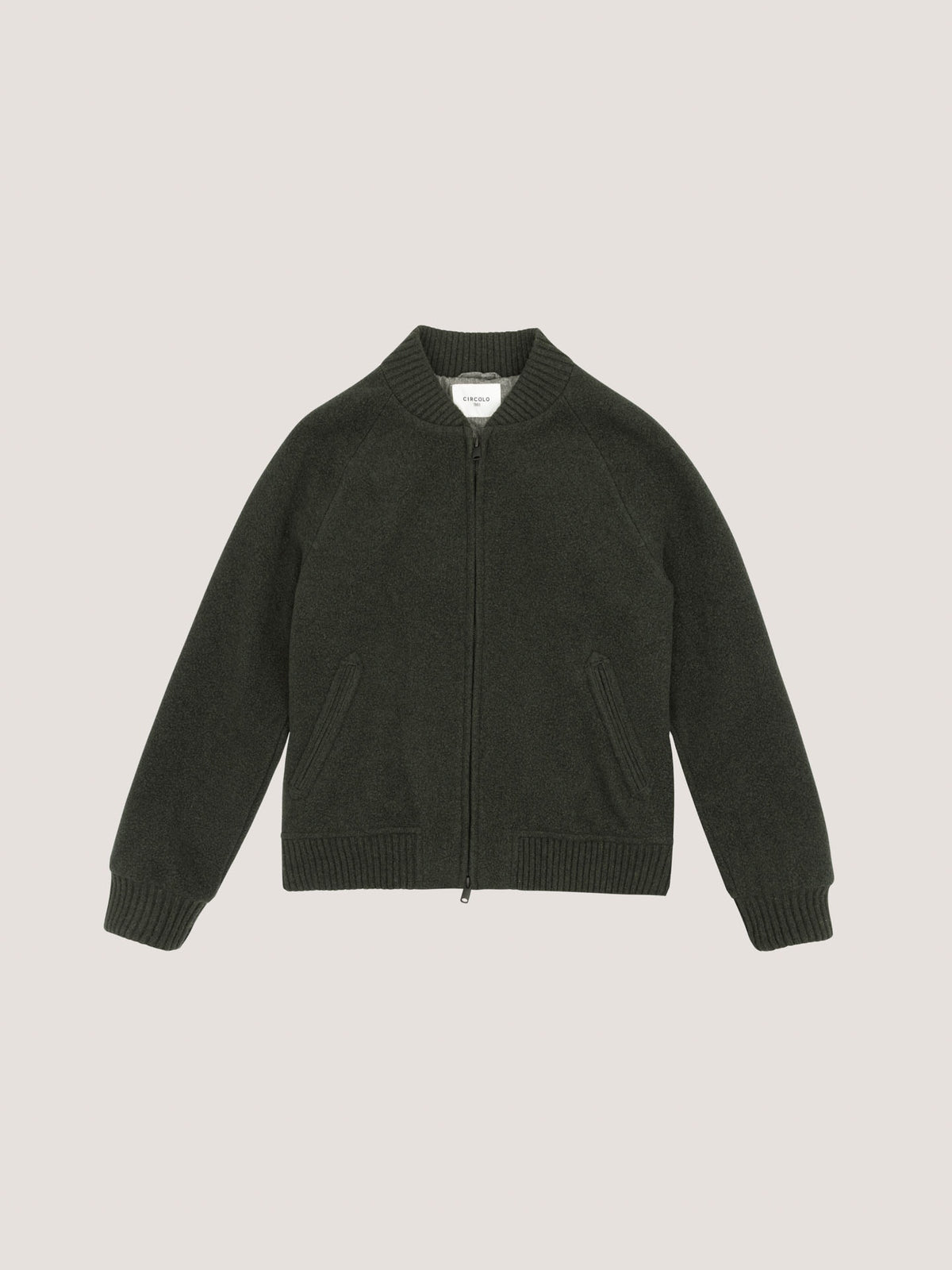 Bomber zip luxury wool CN5499 070 CIRCOLO 1901 
