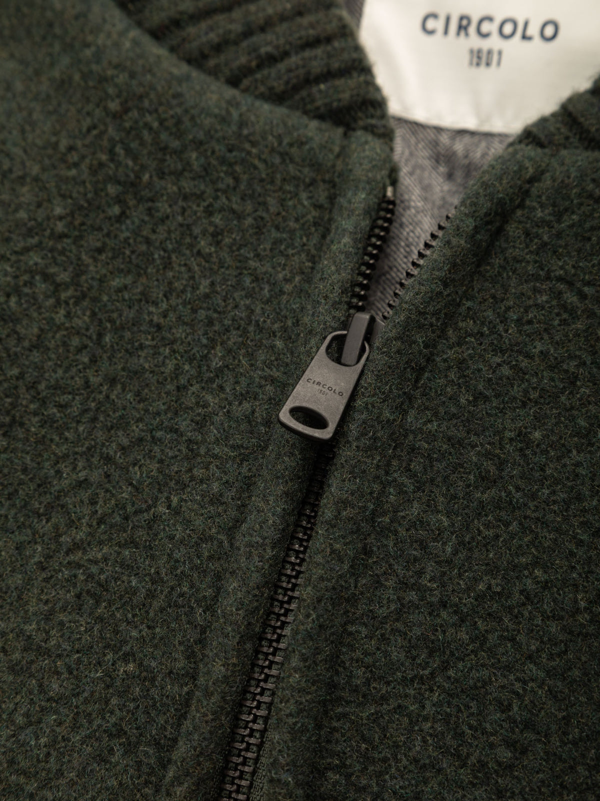 Bomber zip luxury wool CN5499 070 CIRCOLO 1901 