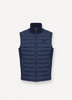 Gilet con inserti in maglia